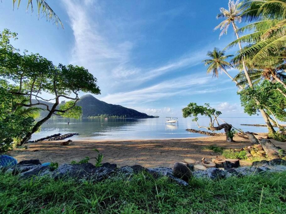 Raiatea, Opoa, Studio Du Fare Reve, Acces Mer Privatif Bagian luar foto
